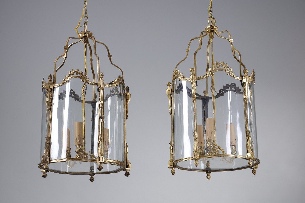 Pair Of Louis XV Period Lanterns-photo-1