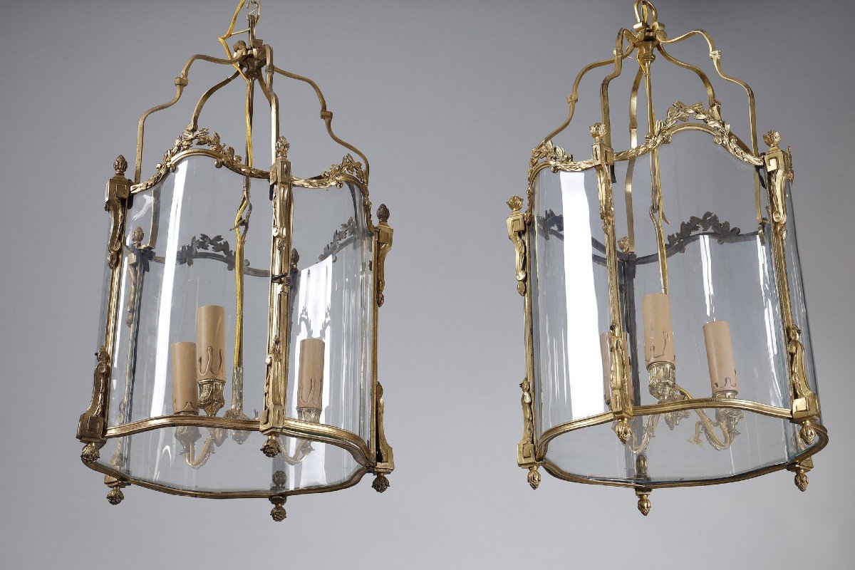 Pair Of Louis XV Period Lanterns-photo-6