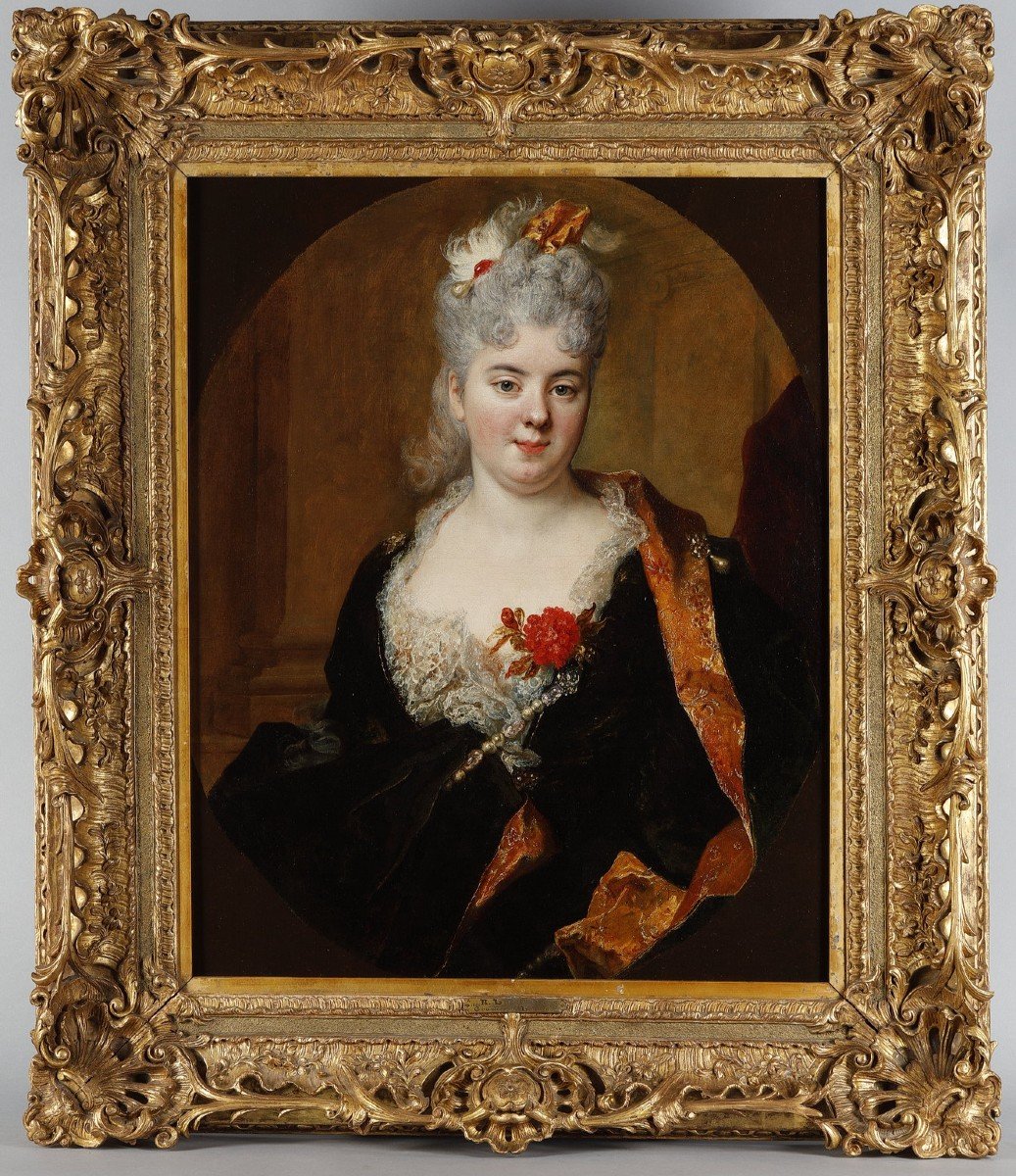 Portrait Of Marie Massé Des Longeais, By Nicolas De Largillierre