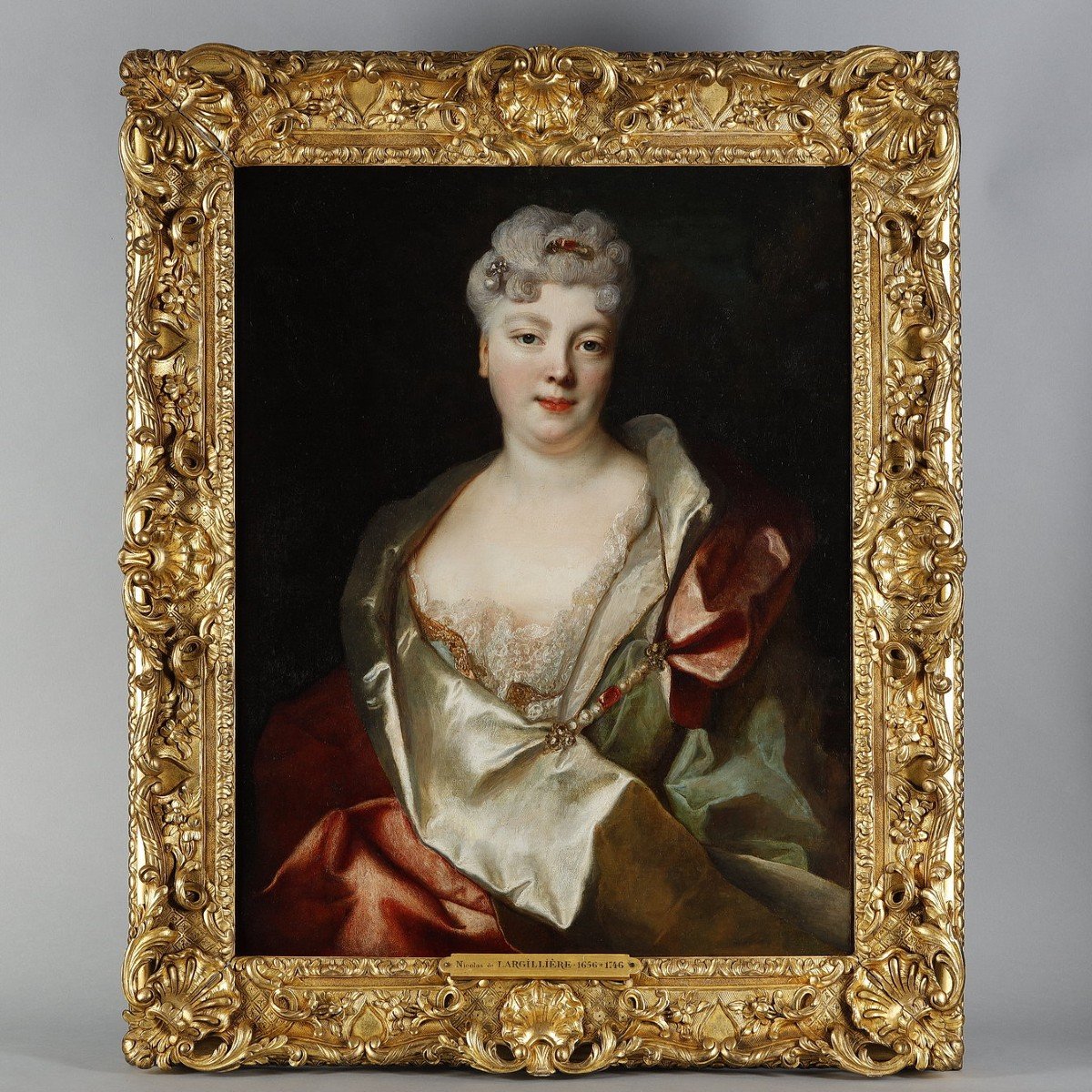 Portrait Of A Lady Of Quality, By Nicolas De Largillierre-photo-2