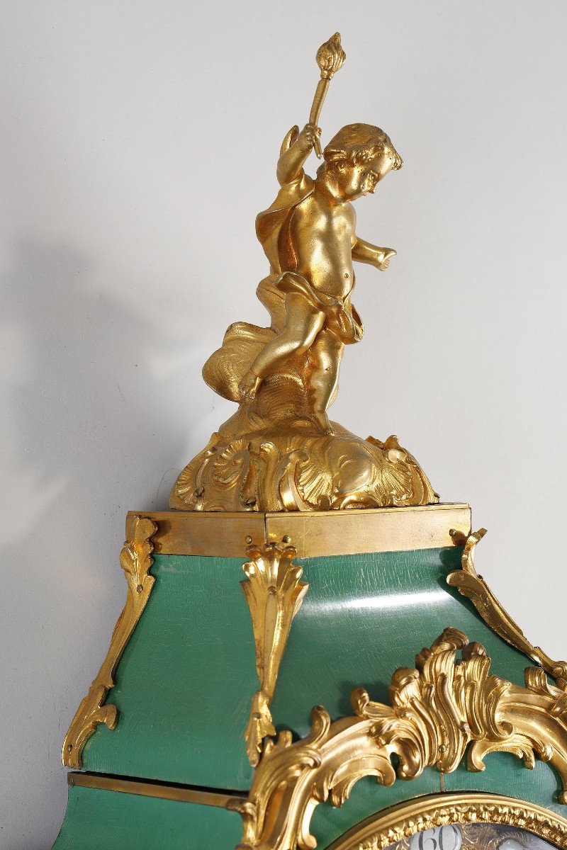 Louis XV Period Green Horn Cartel-photo-8