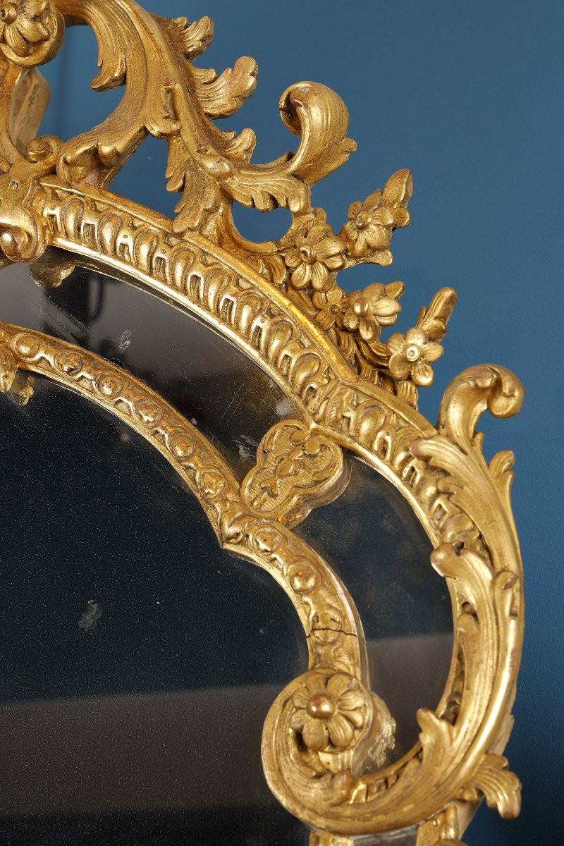 Grand Miroir D’époque Régence-photo-3