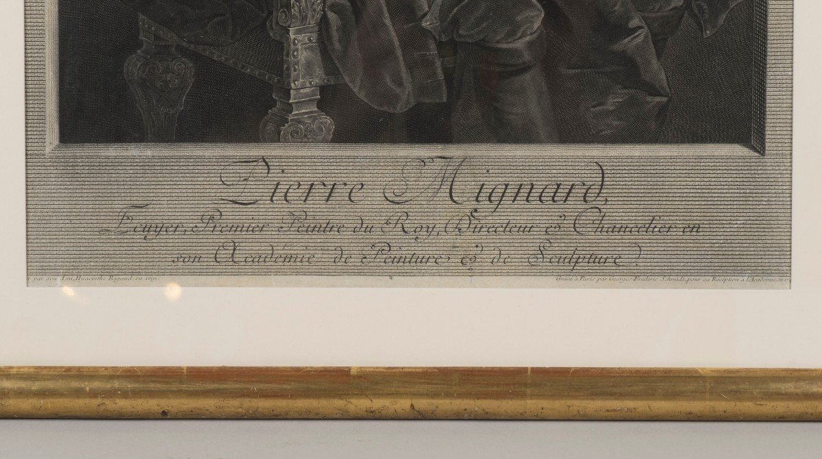 Gravure Représentant Pierre Mignard-photo-2