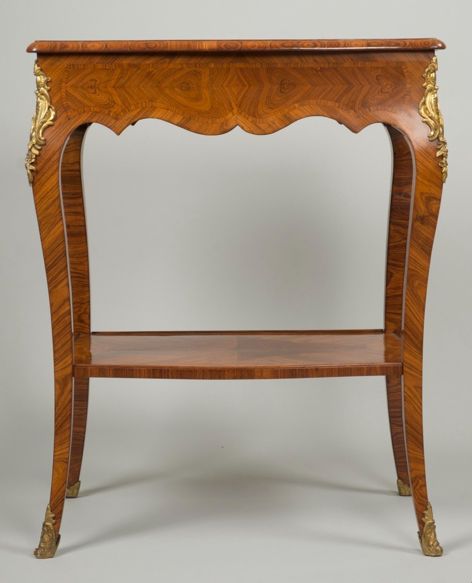 Small Louis XV Salon Table Attributed To Delaitre-photo-3