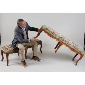 Pair Of Louis XV Period Benches