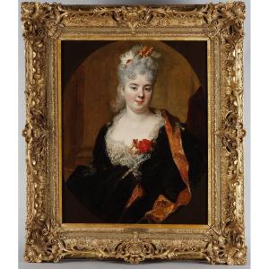 Portrait Of Marie Massé Des Longeais, By Nicolas De Largillierre