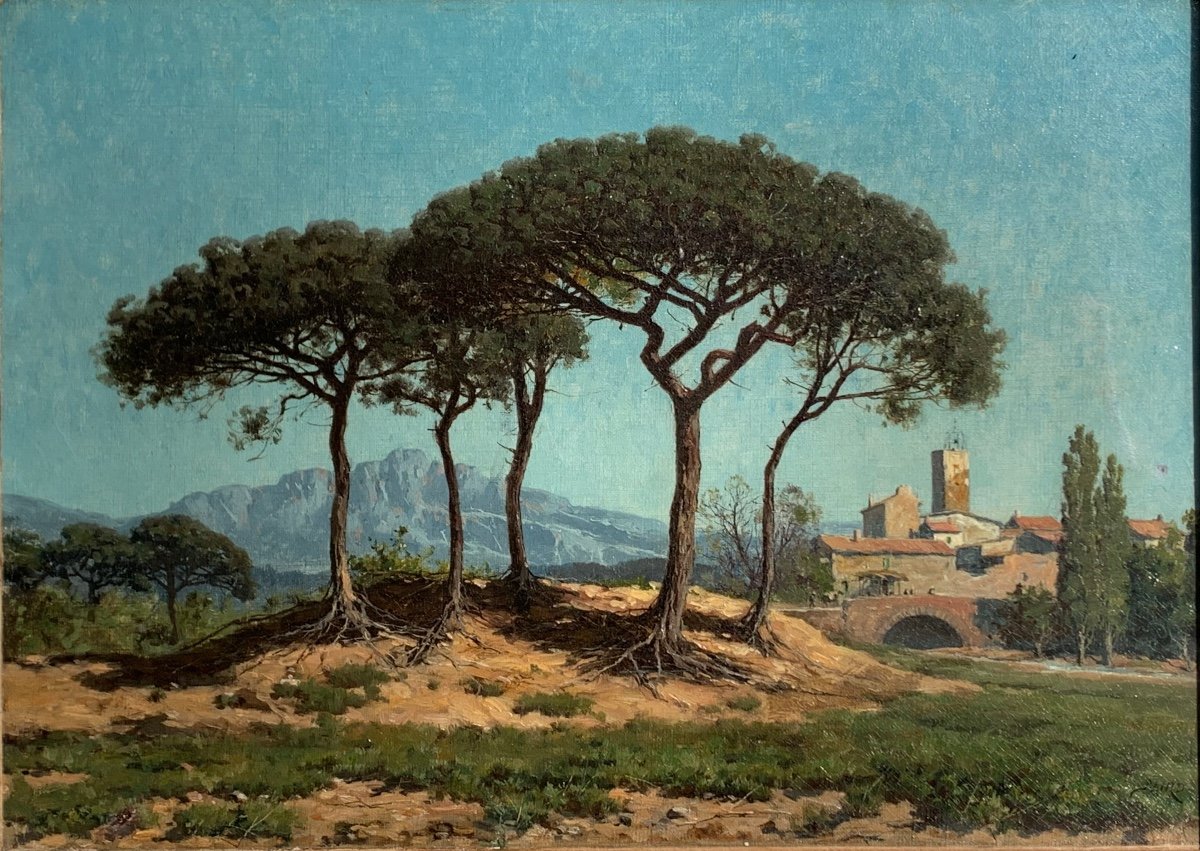 William Baptiste Baird. Vue De Saint Raphaël. Hst 33x46-photo-2