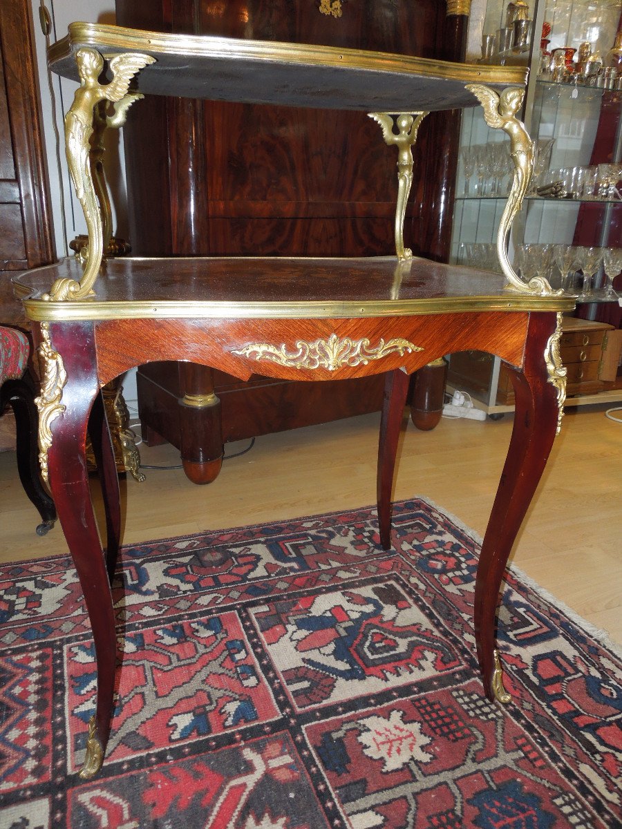 Table A The A 2 Trays Louis XV Style Period 19 Eme-photo-4