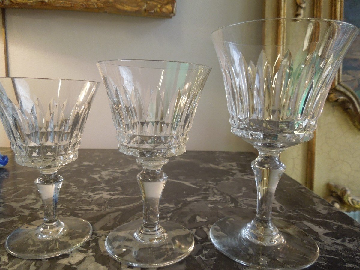 Baccarat partie de  services de Verres Modele Piccadilly