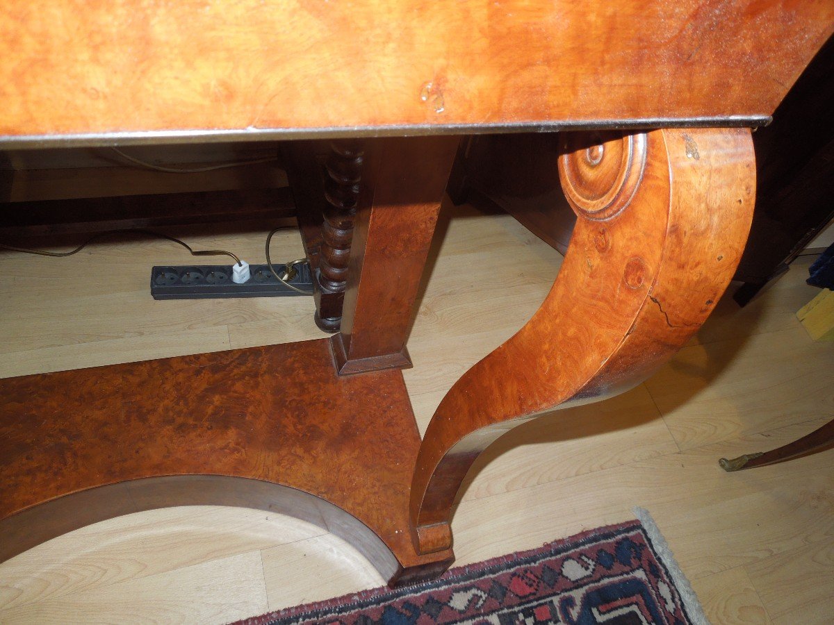 Console En Acajou Epoque Restauration-photo-1