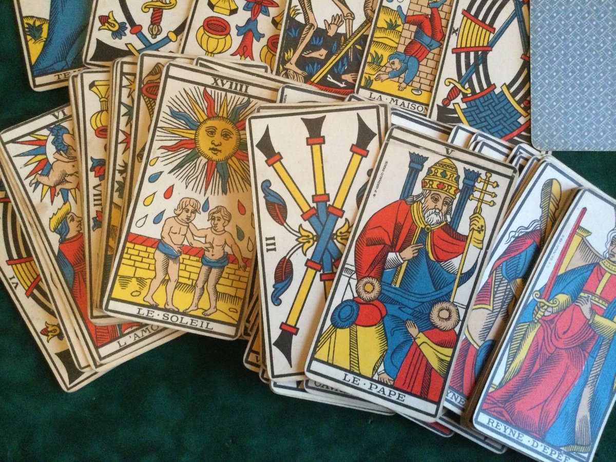 Proantic: Jeu De Tarot 78 Carte De Chez : Bp Grimaud Paris