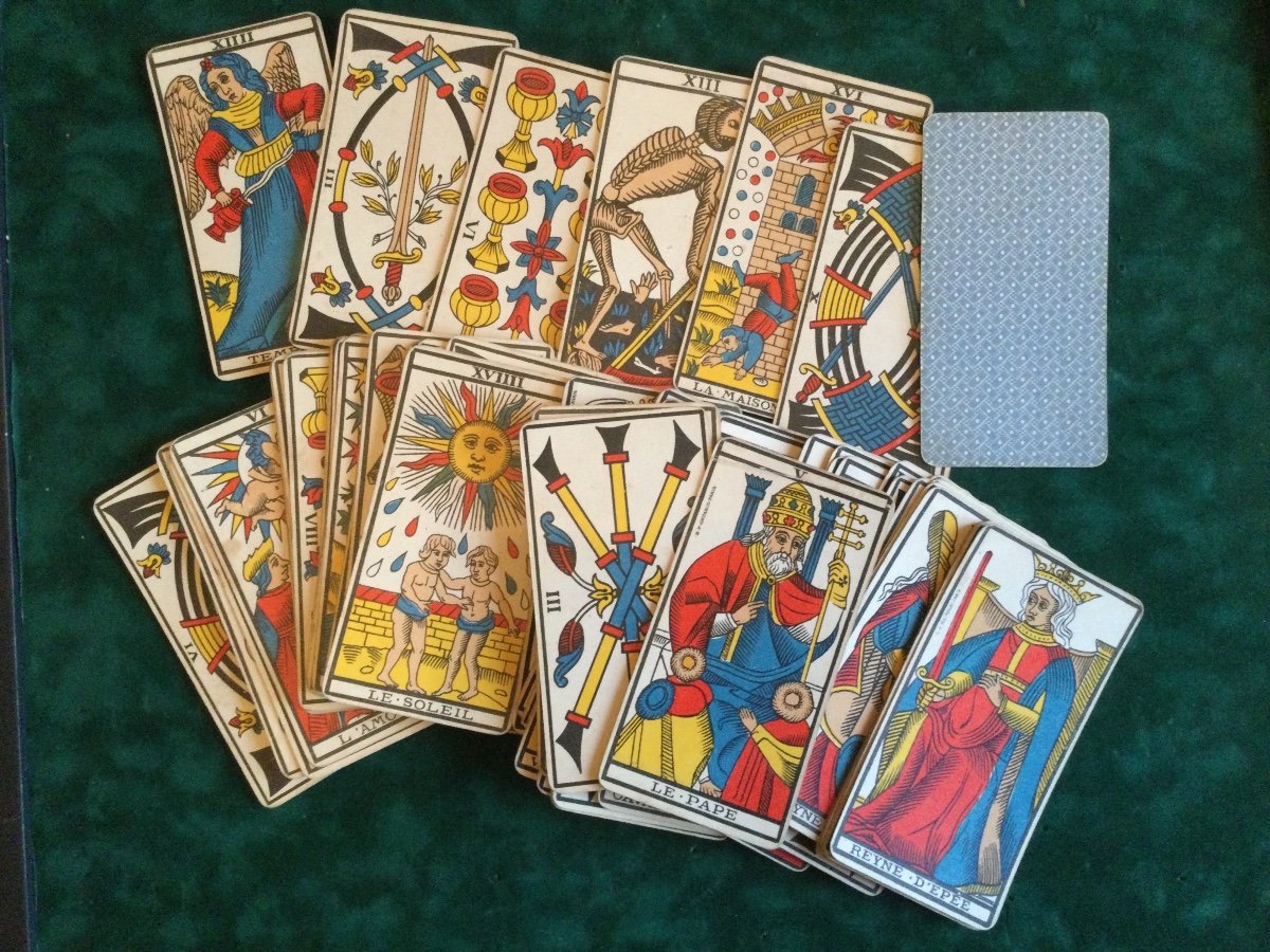 Jeu De Tarot 78 Carte De Chez : Bp Grimaud Paris 