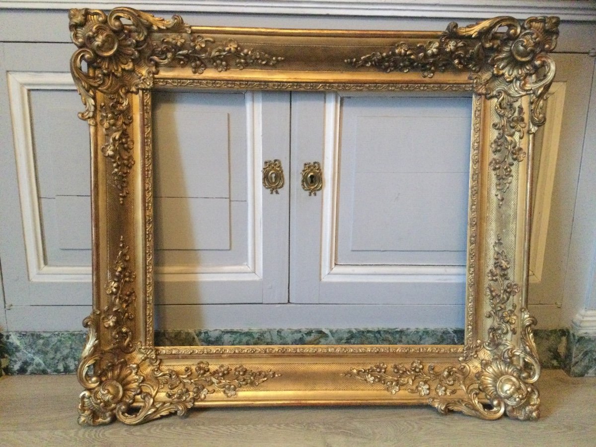 Grand Cadre Style Louis XV 81x69 Cm