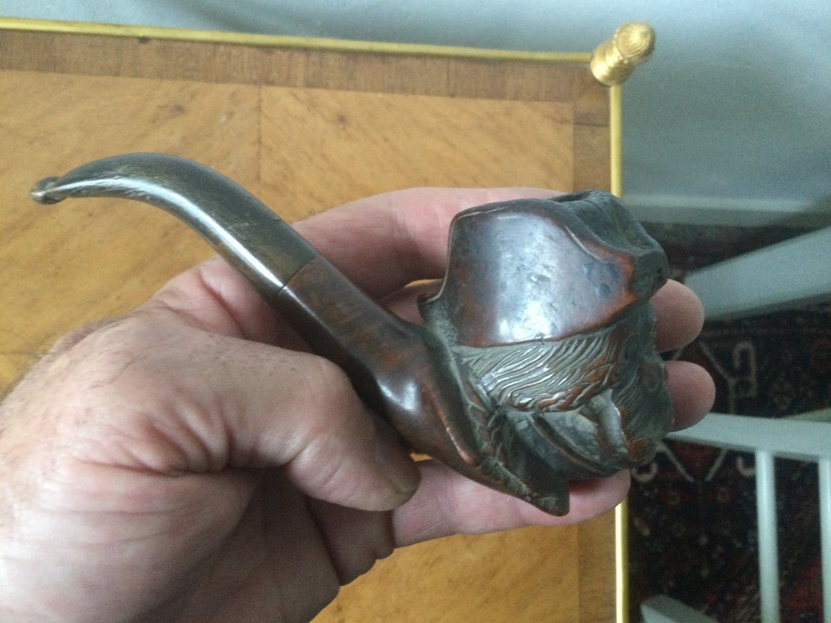 Briar Pipe Representing A Grognard -photo-3