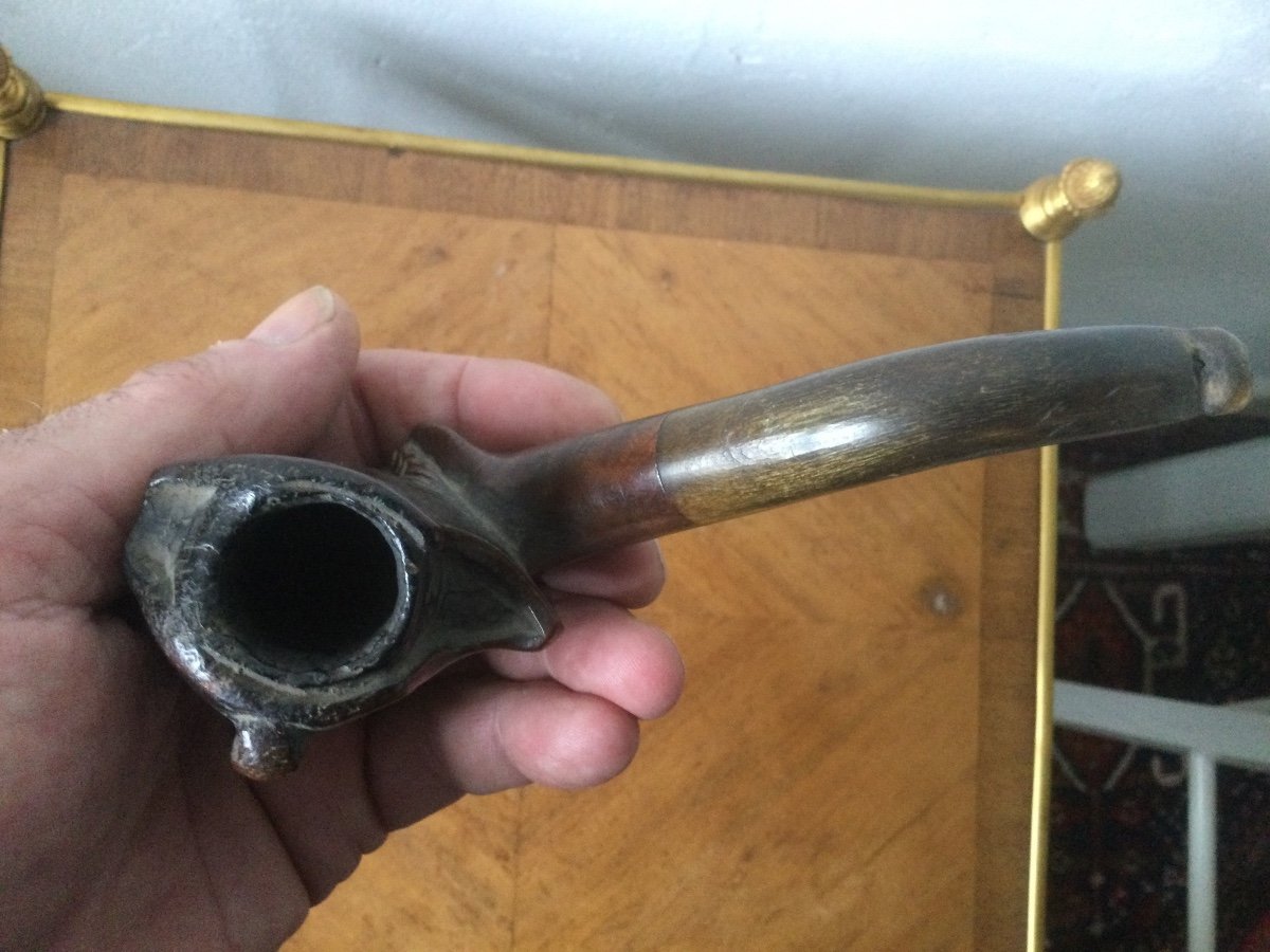 Briar Pipe Representing A Grognard -photo-4