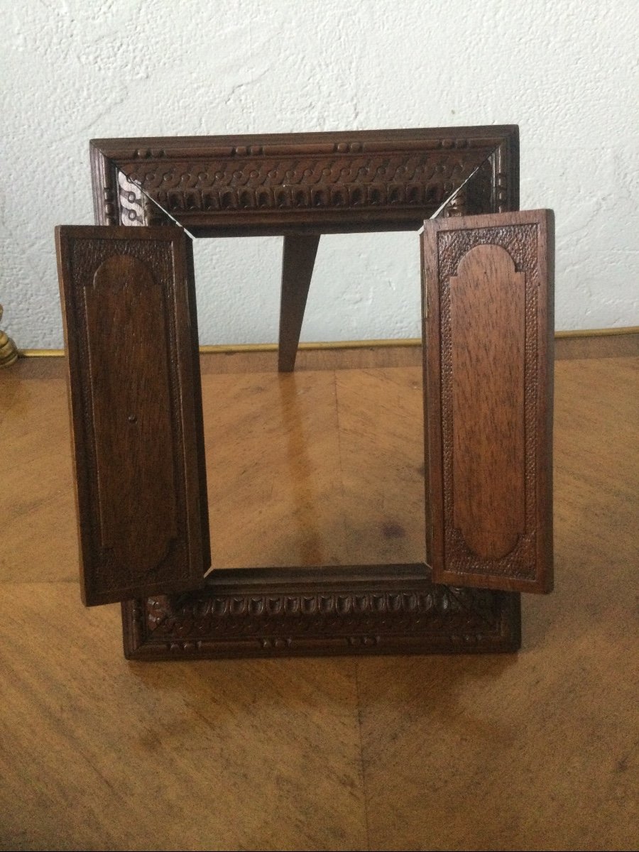 Carved Wood Easel Frame To Fly -photo-2