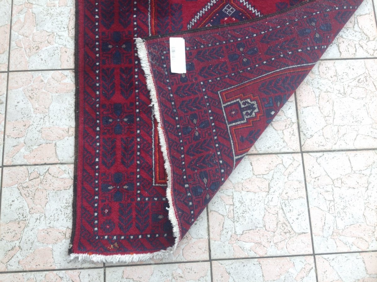 Tapis Iran Belutch En Laine Fait Mains 212x98 -photo-4