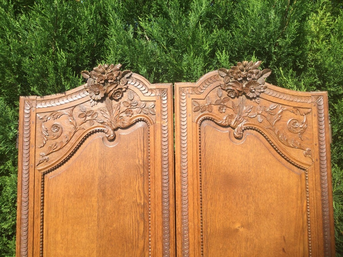 Pair Of Norman Oak Doors -photo-2