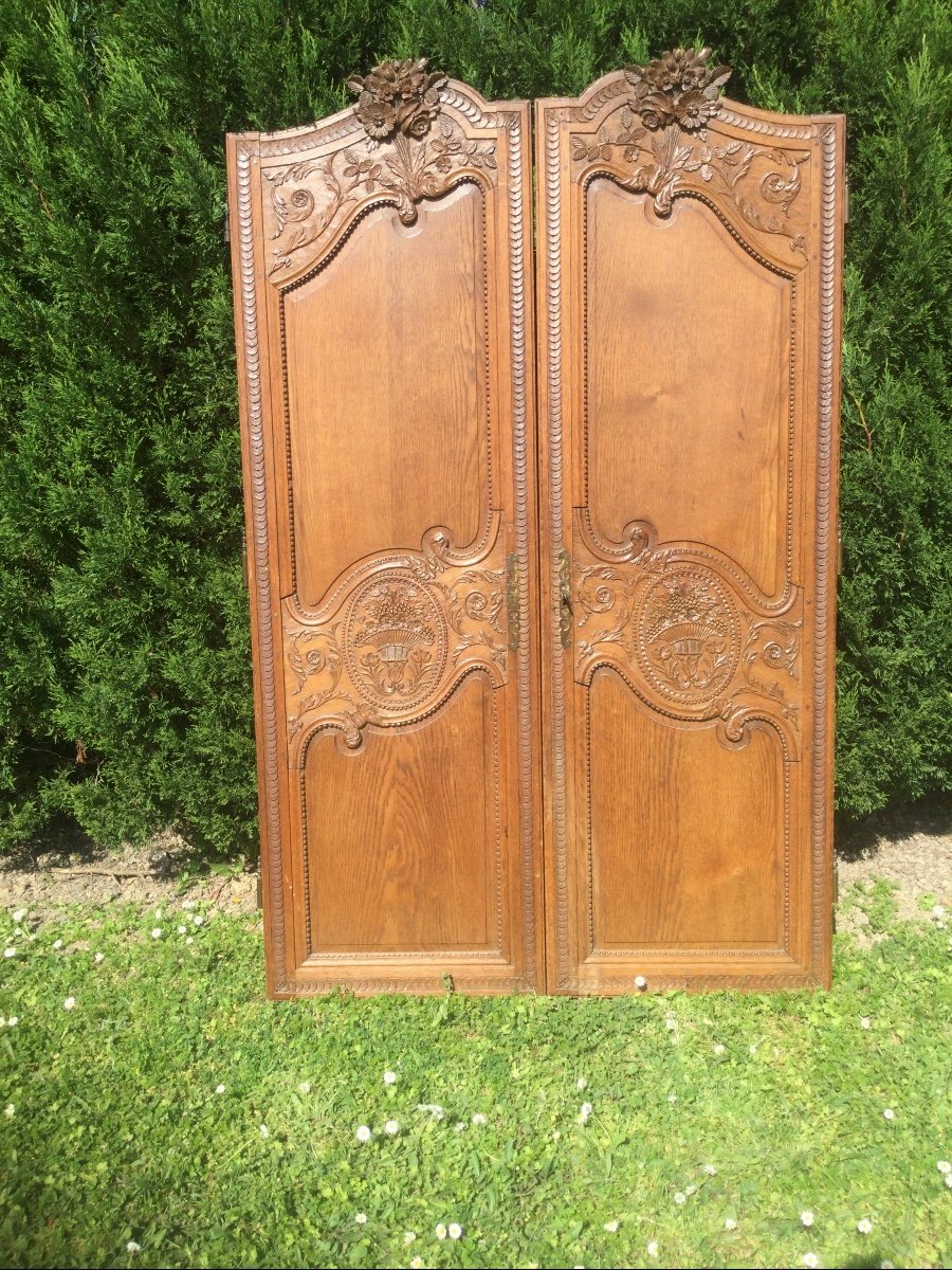 Pair Of Norman Oak Doors 