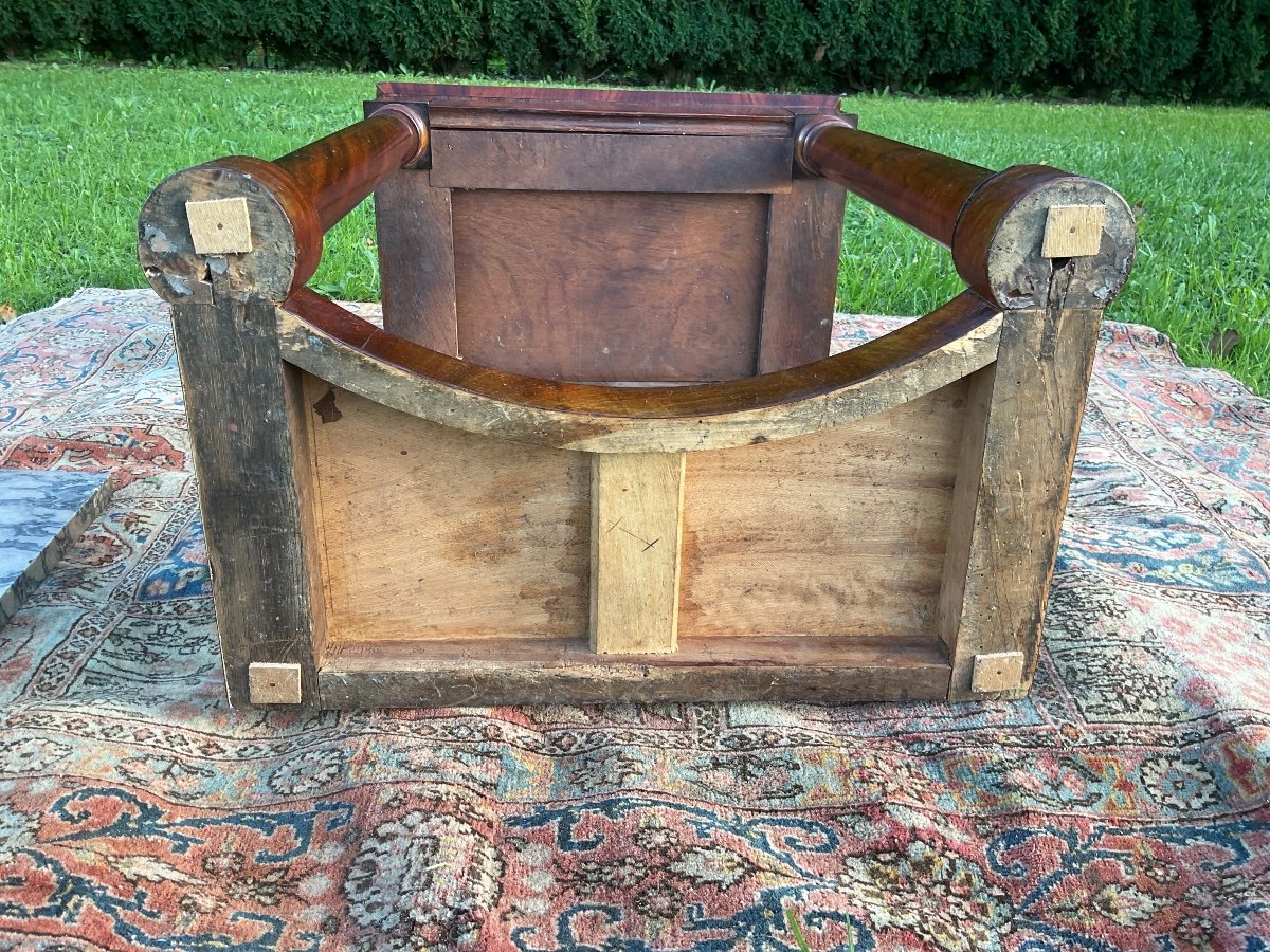 Small Empire Period Console In Mahogany -photo-5