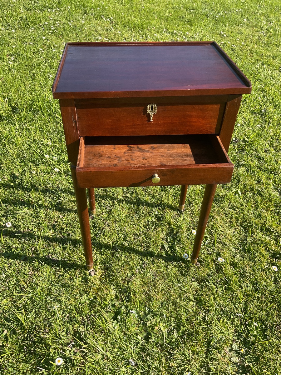 Wigmaker, Louis XVI Mahogany Dressing Table -photo-2