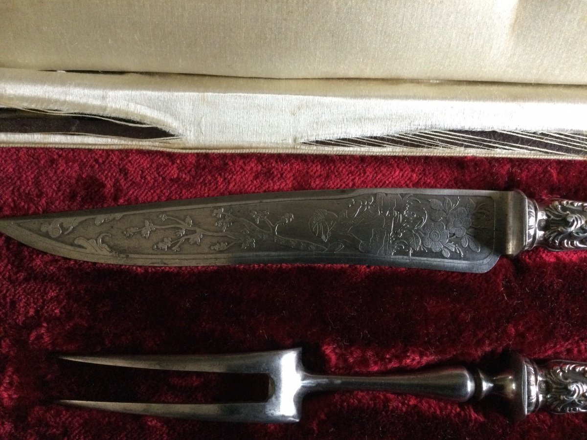 Cutlery Cutlery Silver Handle Hallmark Minerva-photo-4