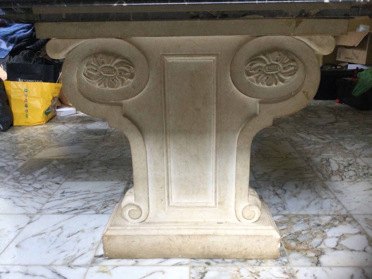 Large Table Top Marble Stone Base 275x109.5 Cm-photo-3