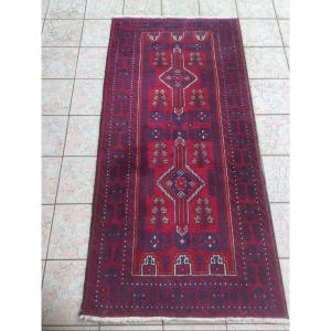 Iran Belutch Handmade Wool Rug 212x98 