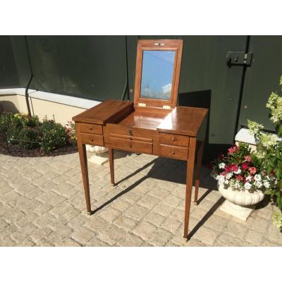 Dressing Table In Olivier Massif Late Eighteenth End XIXth