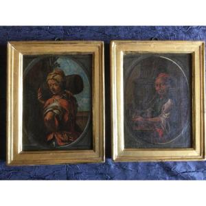 Pair Of 18th Century Paintings