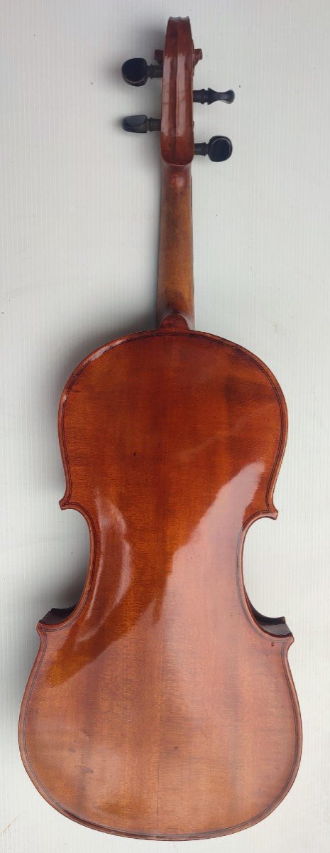 Violon fabriqué par une lutherie italienne, signé 'Antonio Monzino E Figli'   1910 - Milan-  -photo-2