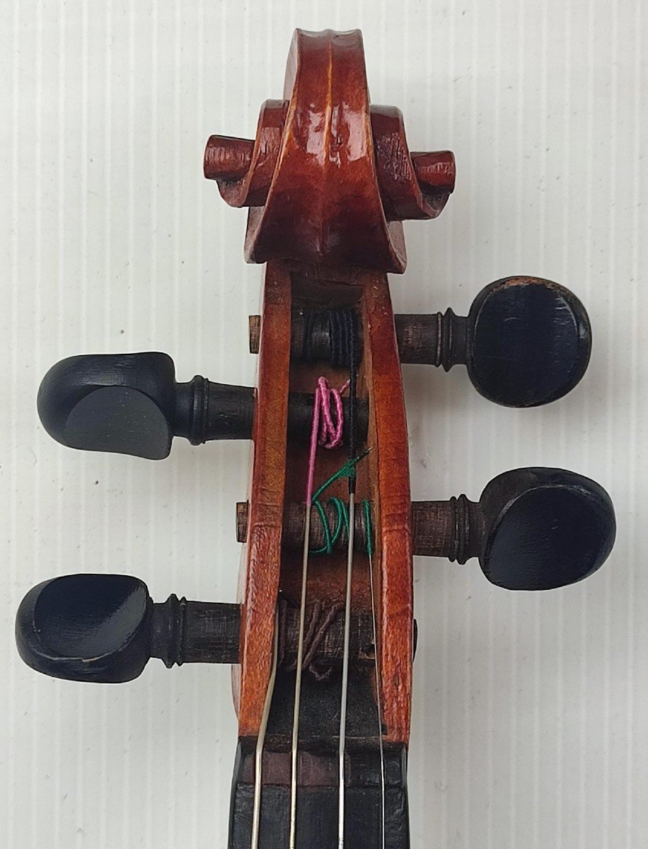 Violon fabriqué par une lutherie italienne, signé 'Antonio Monzino E Figli'   1910 - Milan-  -photo-3