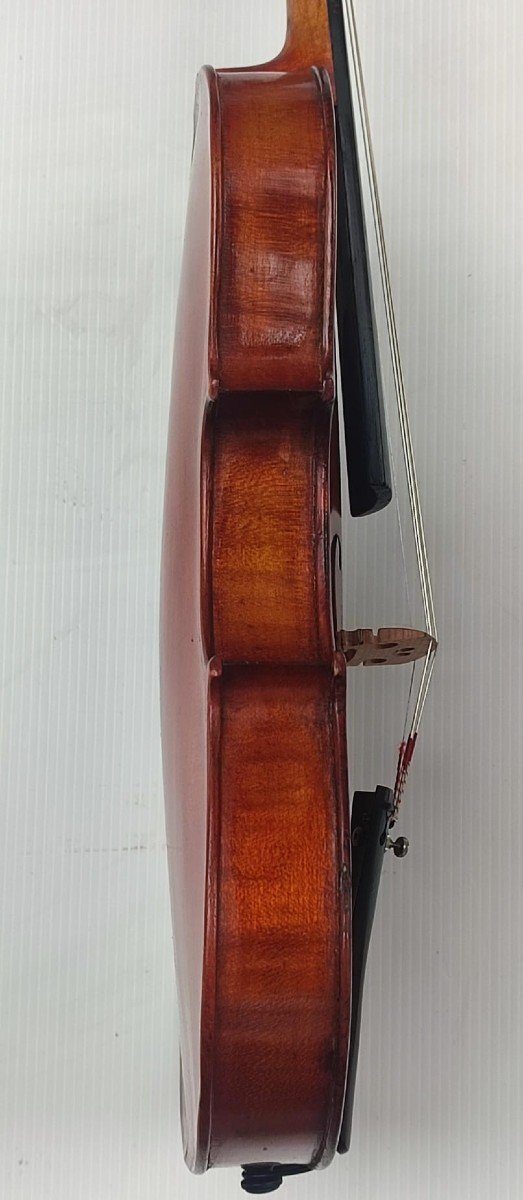 Violon fabriqué par une lutherie italienne, signé 'Antonio Monzino E Figli'   1910 - Milan-  -photo-4