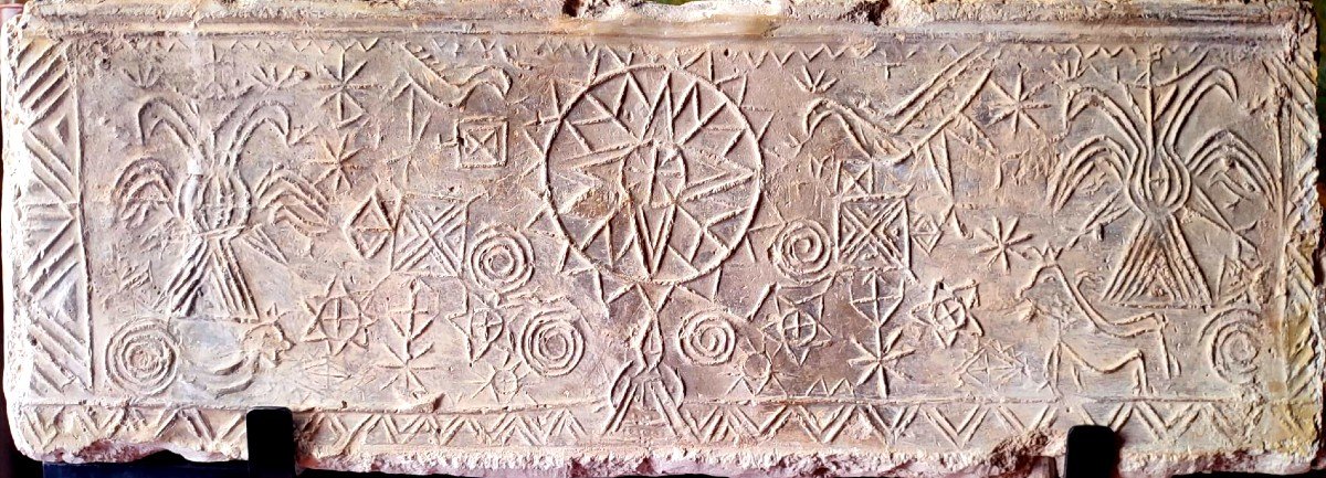 Templar Pluteus In Sandstone. 13th Century