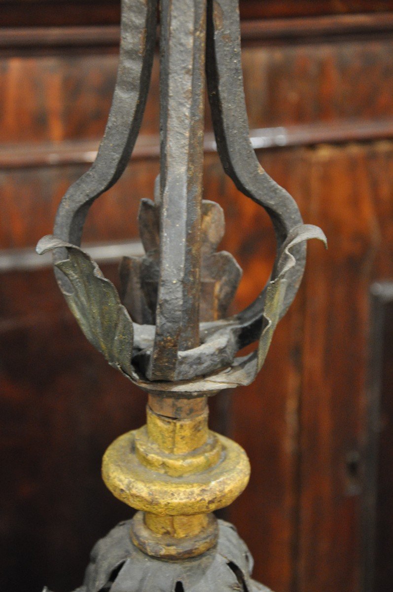 élégante Paire de porte-torche Italie, XVIIIe Siècle-photo-2