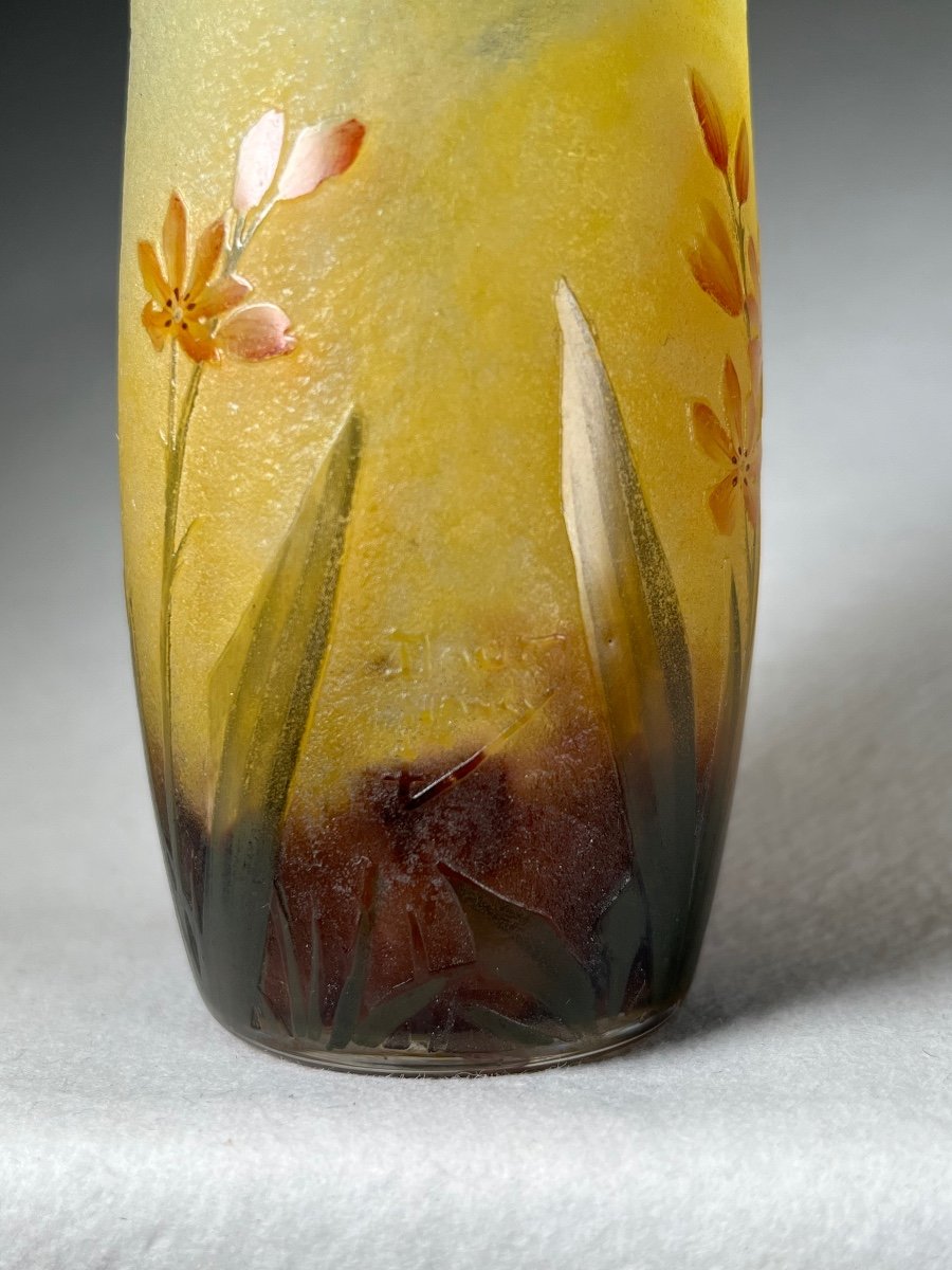 Vase Gobelet Daum Nancy, Art Nouveau -photo-2