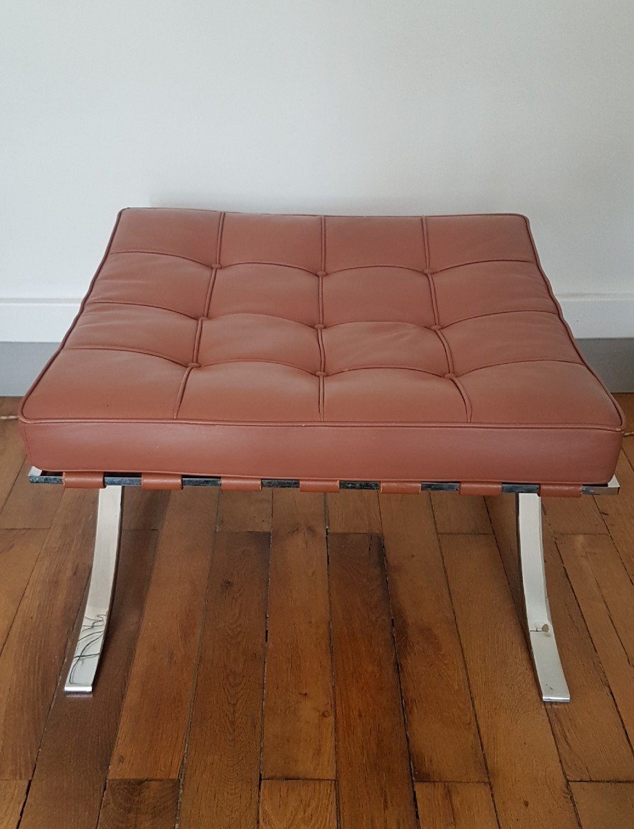 Ottoman Barcelona Mies Van Der Rohe For Knoll