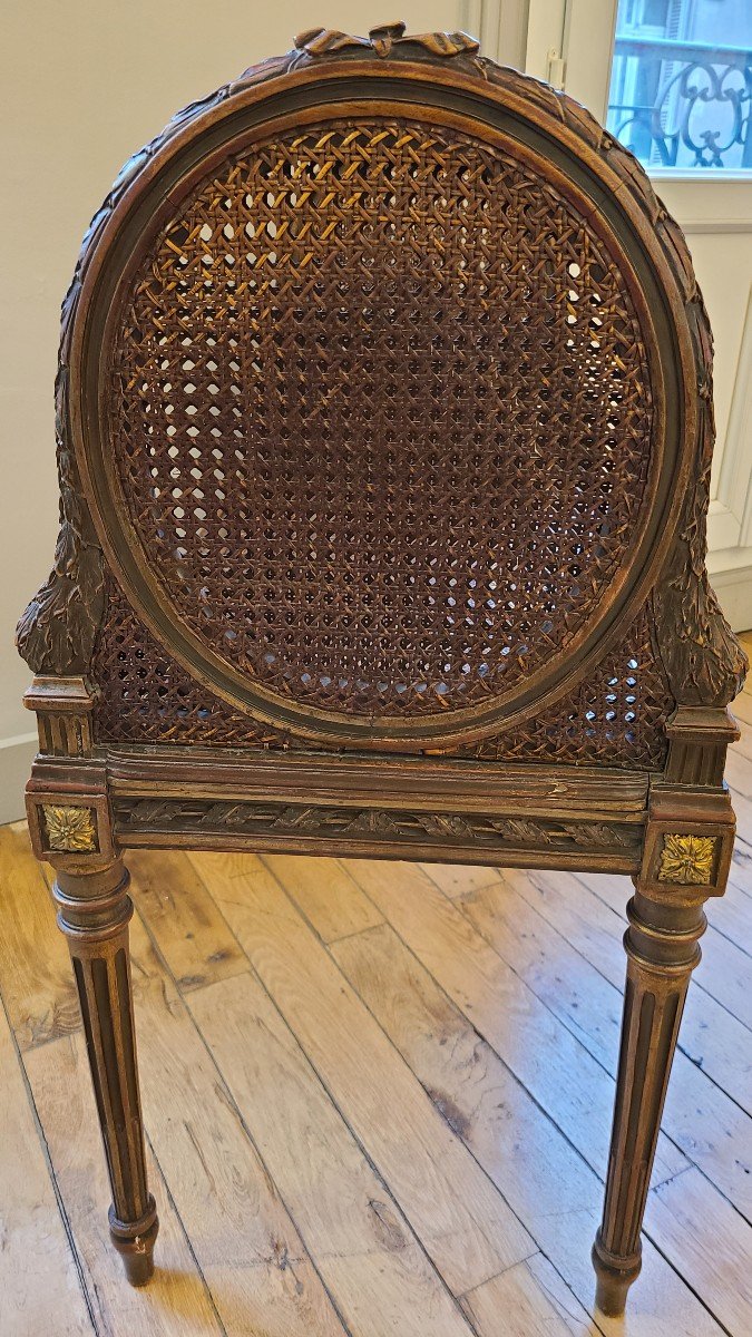 Petite Banquette d'Embrasure, Louis XVI-photo-6