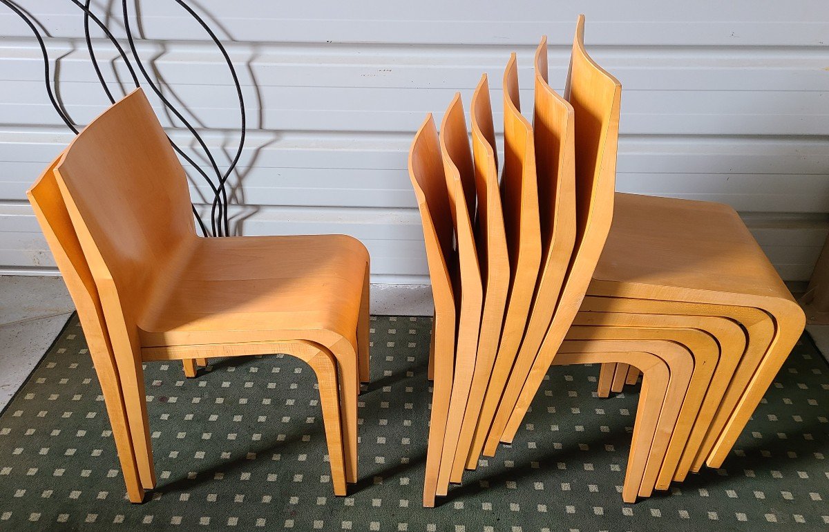 8 Laleggera Chairs By Riccardo Blumer By Alias-photo-6