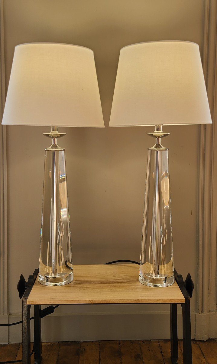 Pair Of Eichholtz Lamp Modele Chaumon