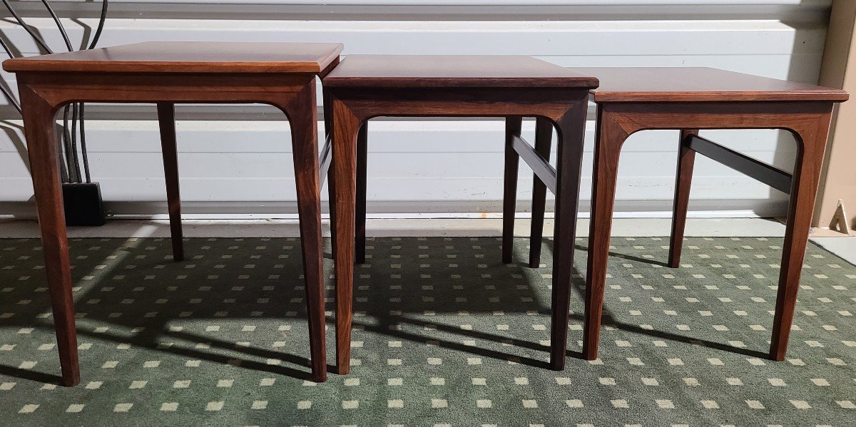 Rosewood Nesting Table 1950-photo-6