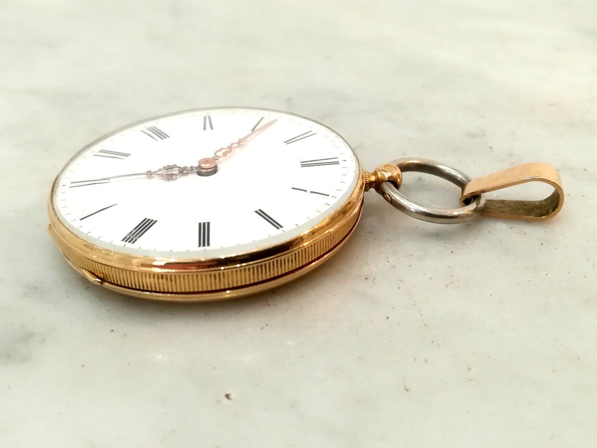 Yellow Gold Pocket Watch-photo-4