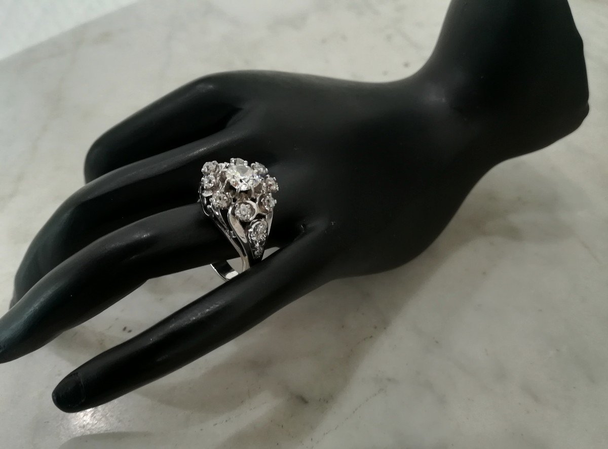 Bague Marguerite Diamants-photo-2