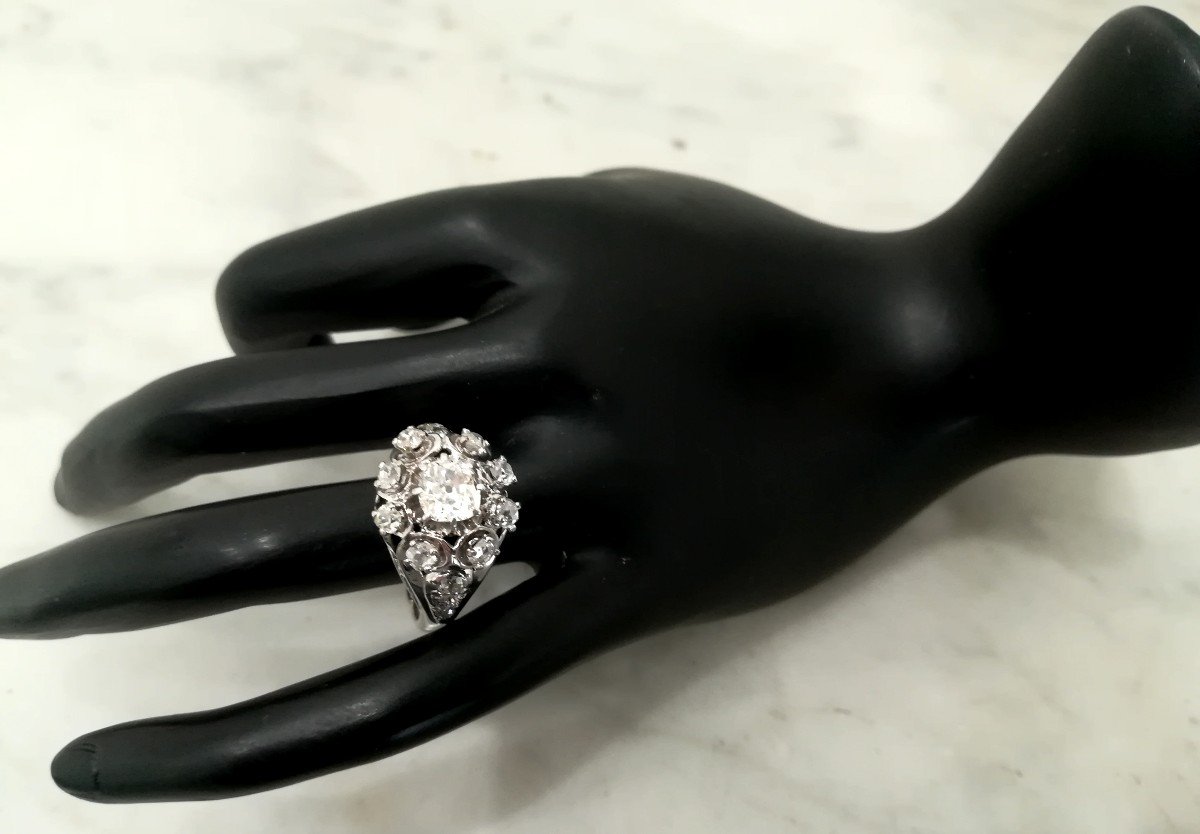 Bague Marguerite Diamants-photo-4