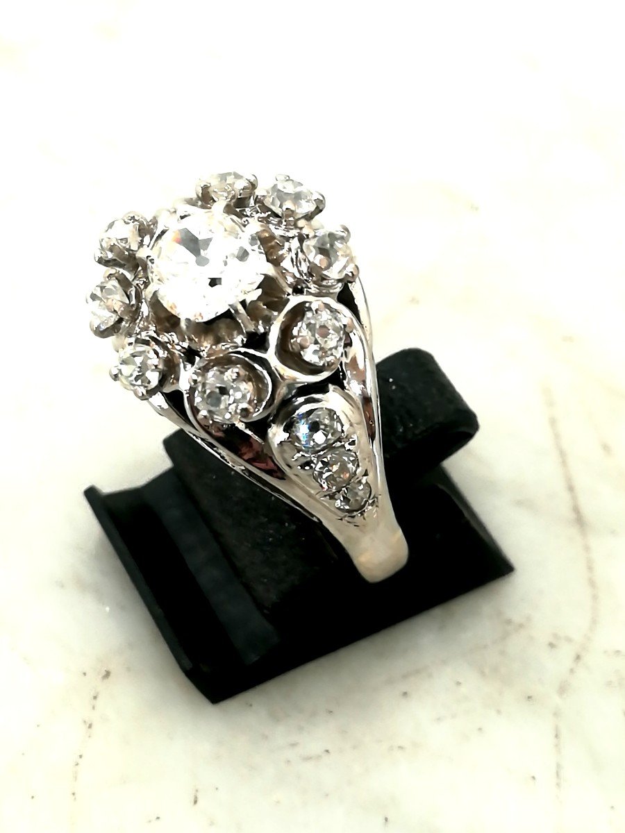 Bague Marguerite Diamants-photo-5