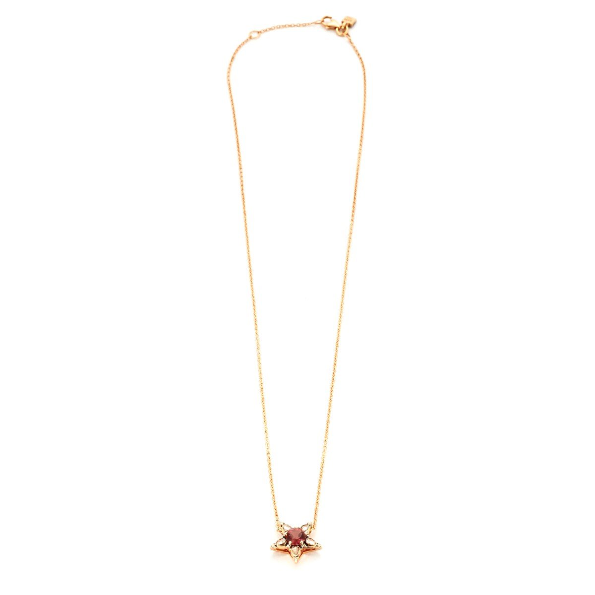 Selim Mouzannar Pink Tourmaline Diamond Necklace-photo-2