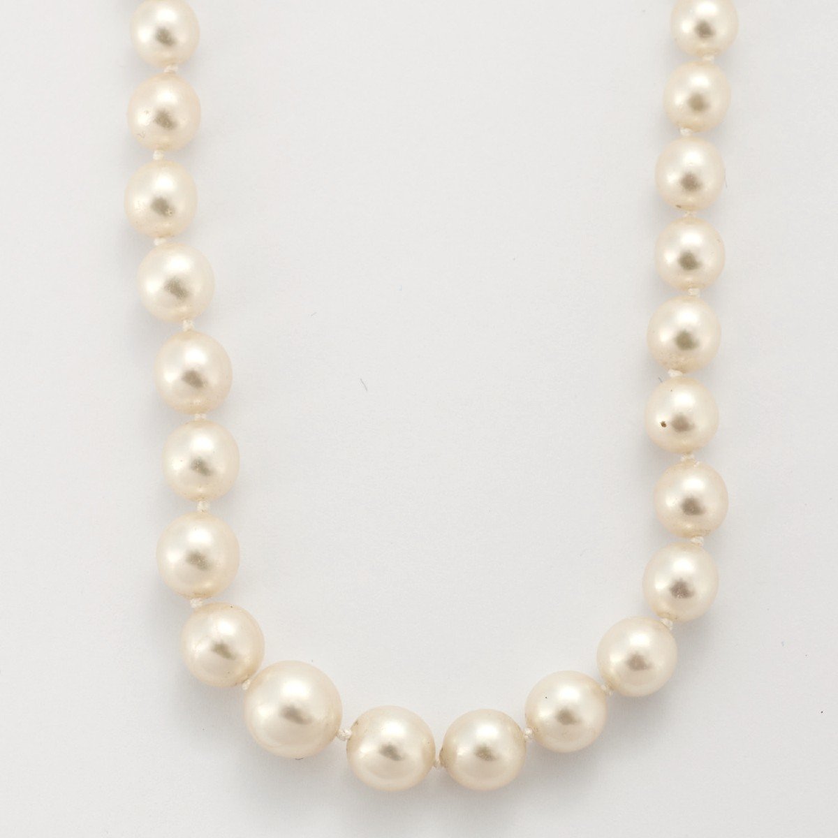 Collier De Perles Fermoir Or Emeraude-photo-3