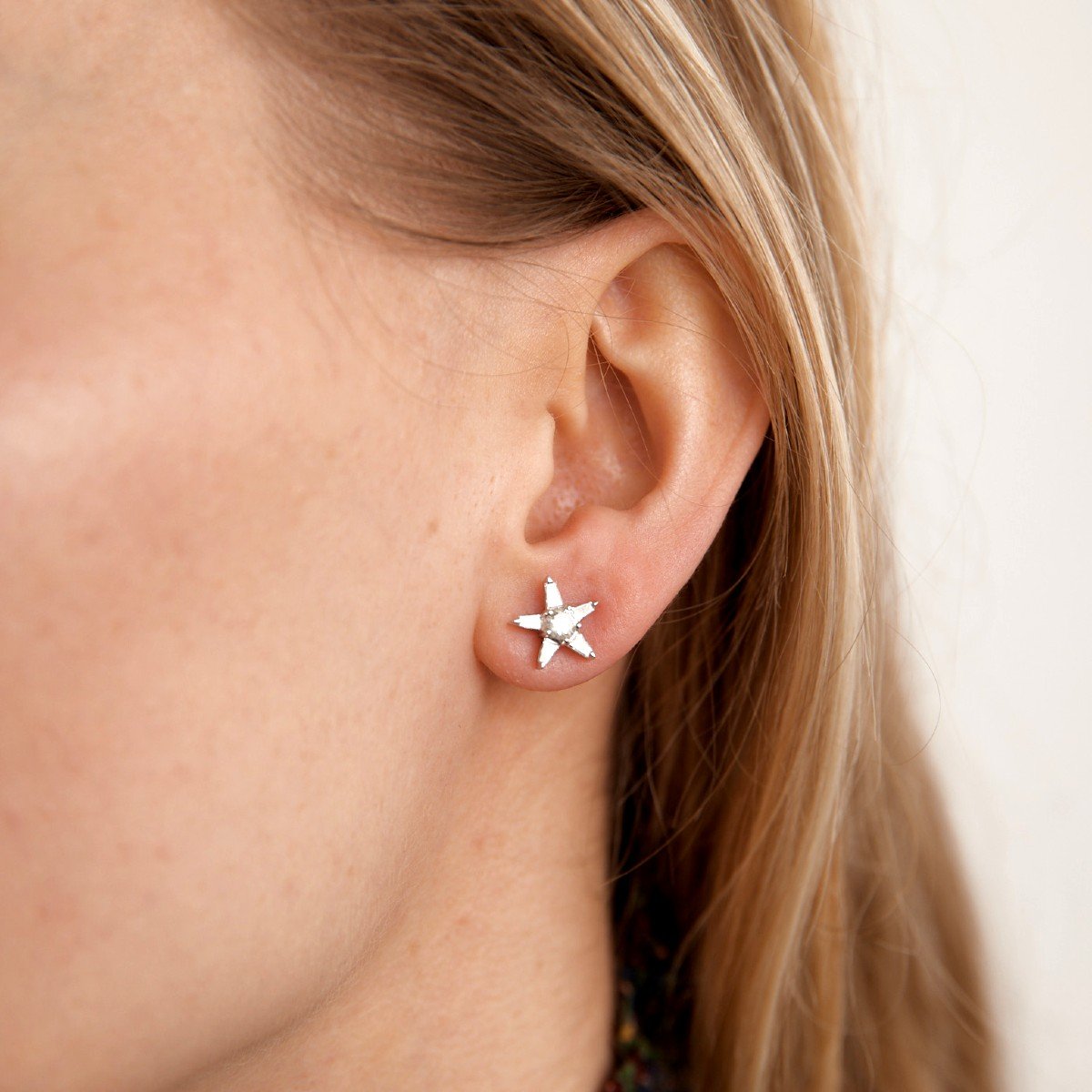 Diamond Star Earrings-photo-1