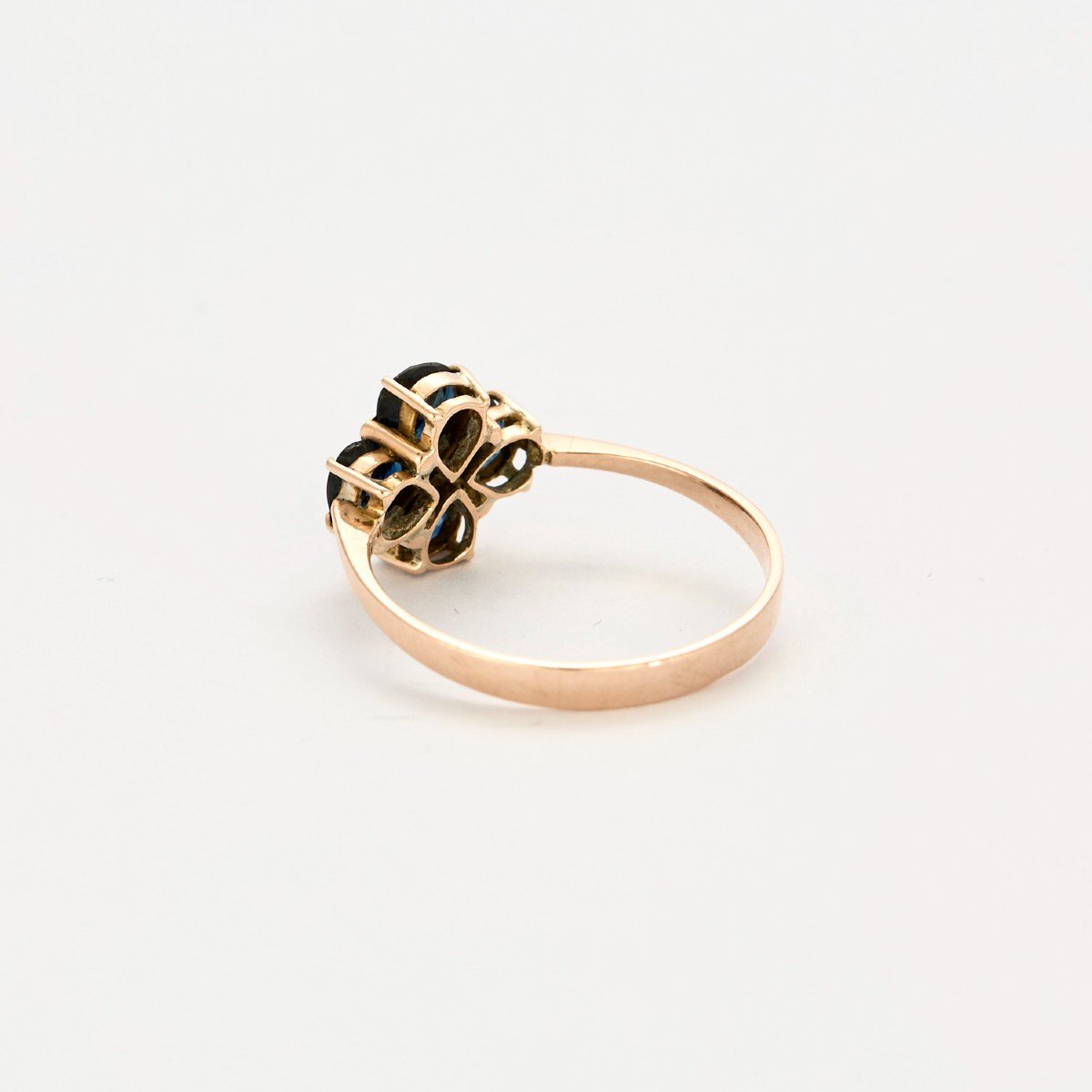 Sapphire Clover Ring-photo-4