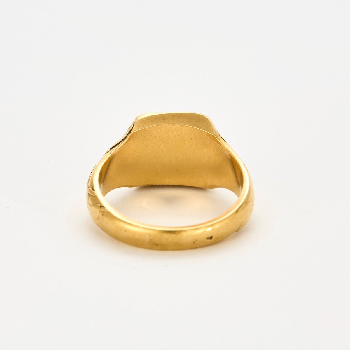 Antique Gold Signet Ring-photo-4